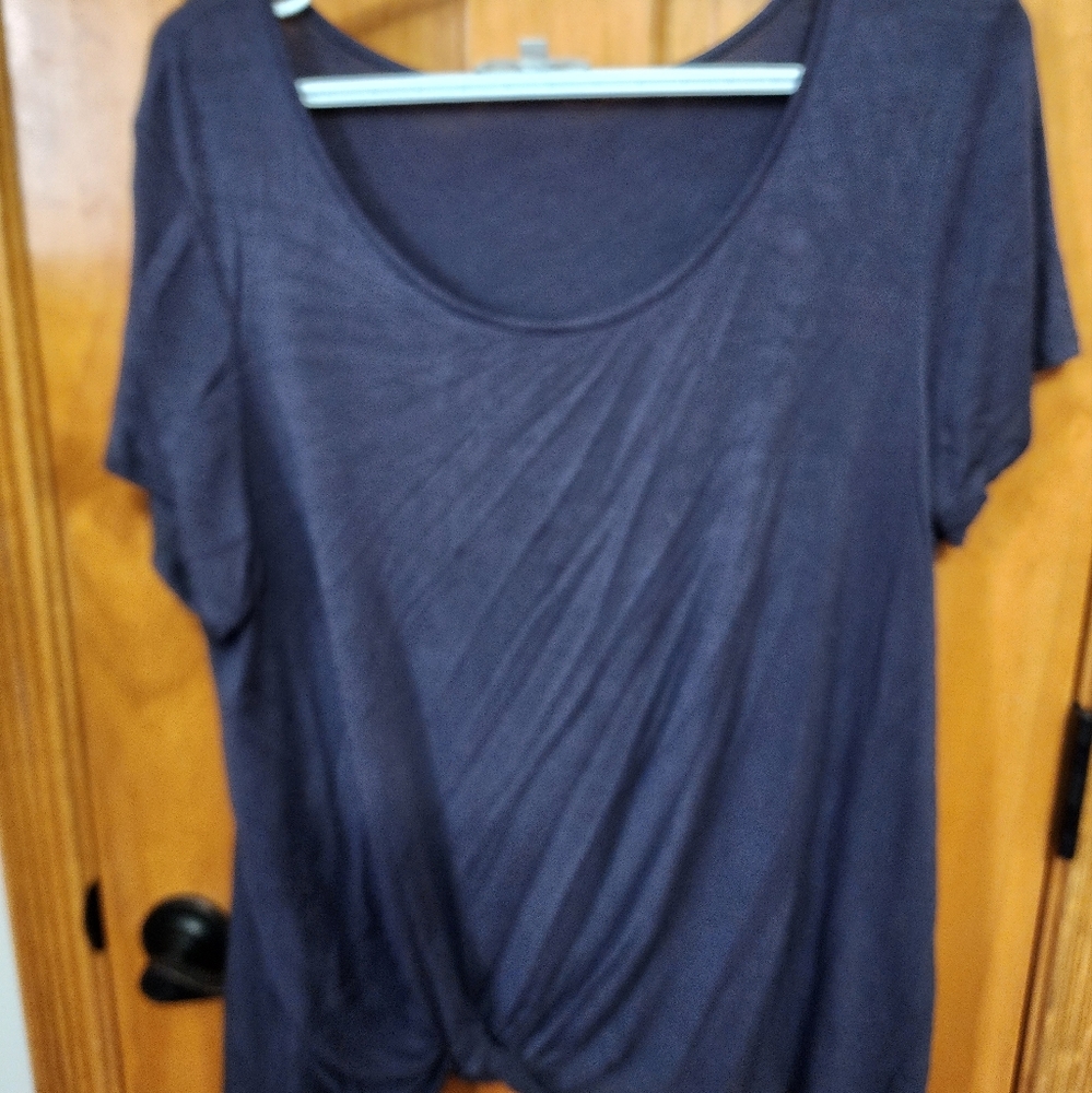 Front tie Knit Top